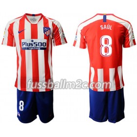 Fußballtrikots Atlético Madrid SAUL 8 Kinder Heim Trikotsatz 2019-2020